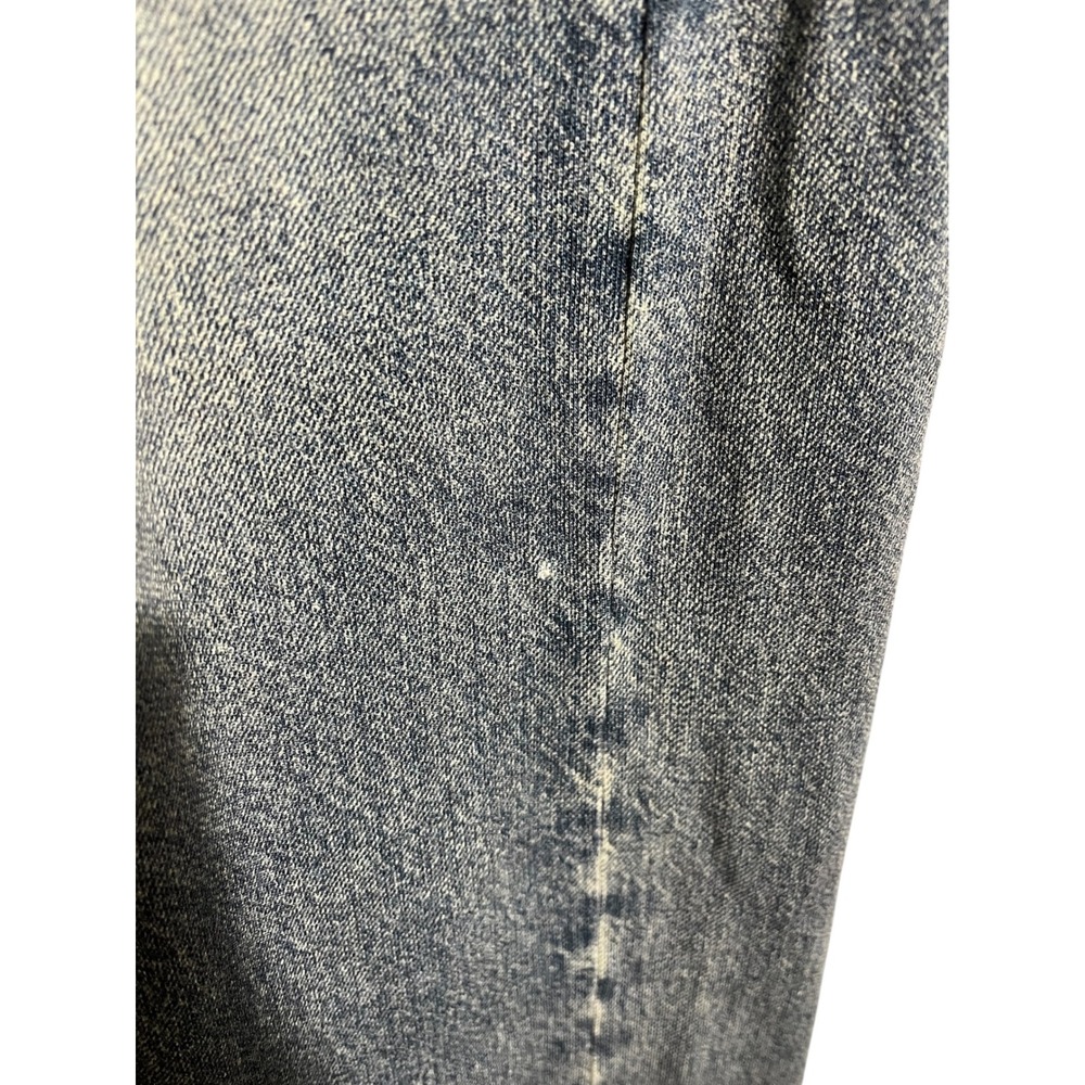 RAG & BONE Miramar Sofie Wide-Leg Pant Two-Tone Sweatpant Jeans Antonia Wash - Picture 8 of 14